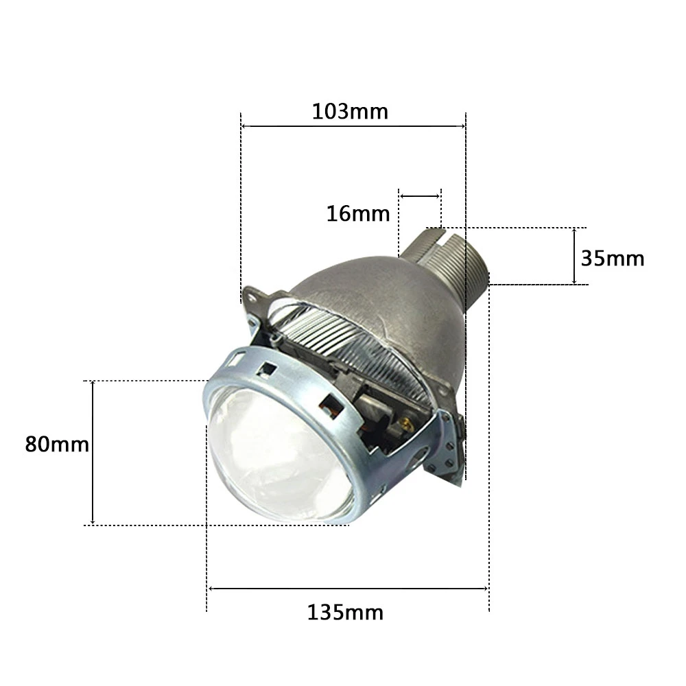 3 0 дюйма bixenon HID объектив проектора h4q5 Модифицированная фара фары 35 Вт D2H