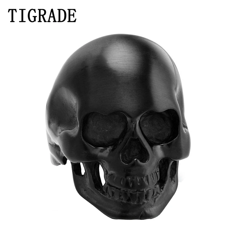 Кольцо TIGRADE мужское из нержавеющей стали Крутое гладкое полированное чистое