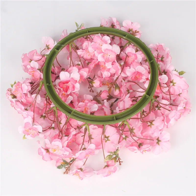Шелковый декоративный венок для двери 30 см|wreath for doors|wreath doorwreath flower |