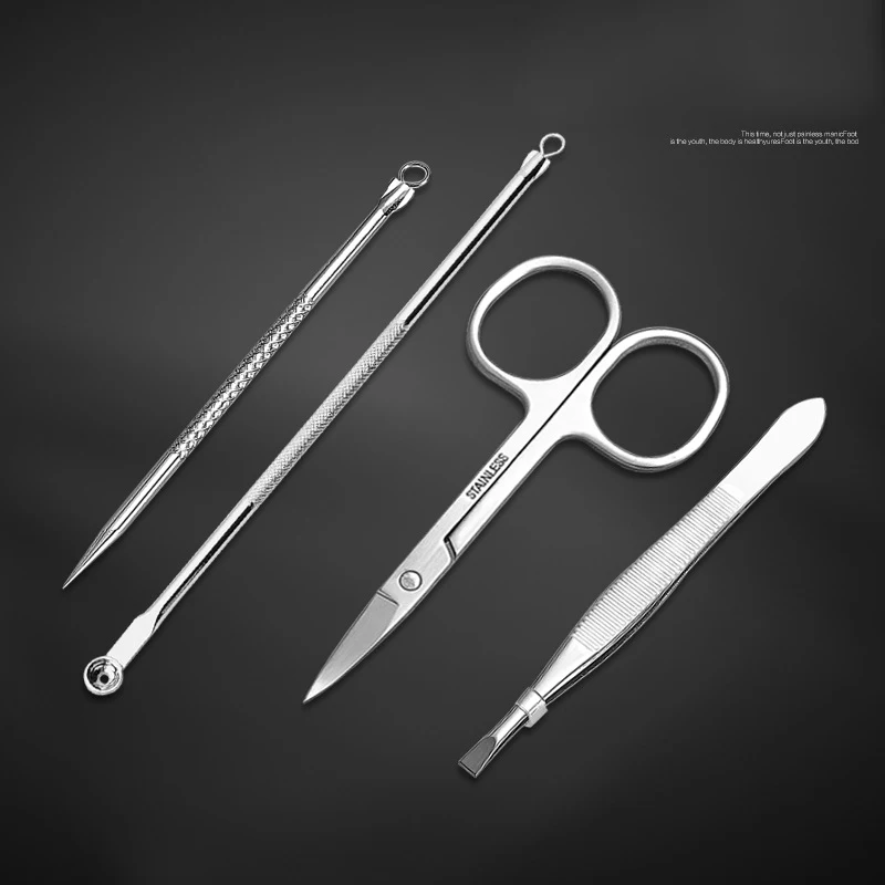 Нержавеющая сталь комплект ножниц для ногтей лак кусачки Ножницы нож педикюра