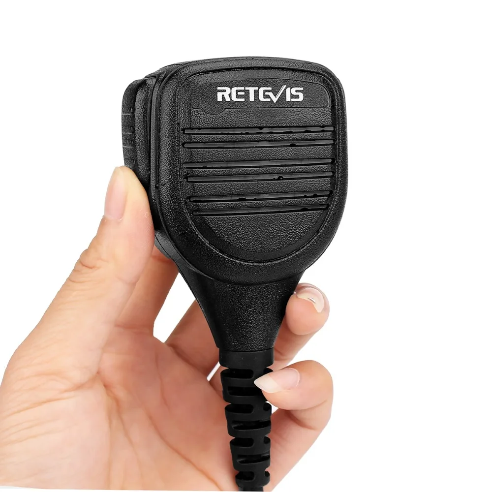 Водонепроницаемый микрофон RETEVIS RS 112 IP54 с дистанционным управлением и гнездом для