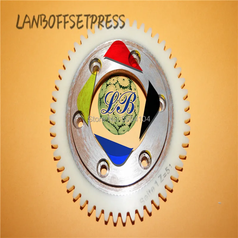 LANBOFFSETPRESS KBA gear оригинальная Шестерня 51 шестерня и 53 запасные части|Детали