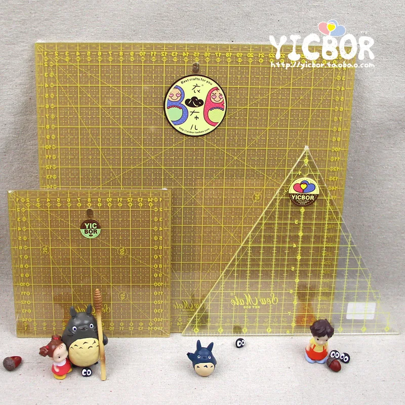 Лоскутная линейка треугольная прямоугольные трапециевидные Угловые линейки |