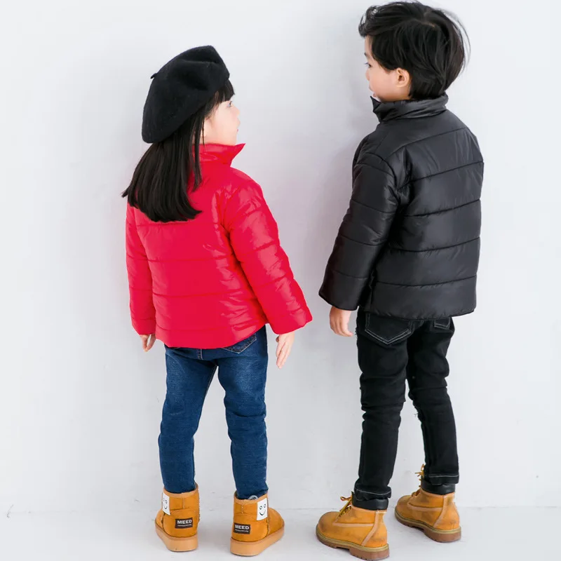 Рождество дети пальто детские зимние куртки хлопка девушки наряды девочка