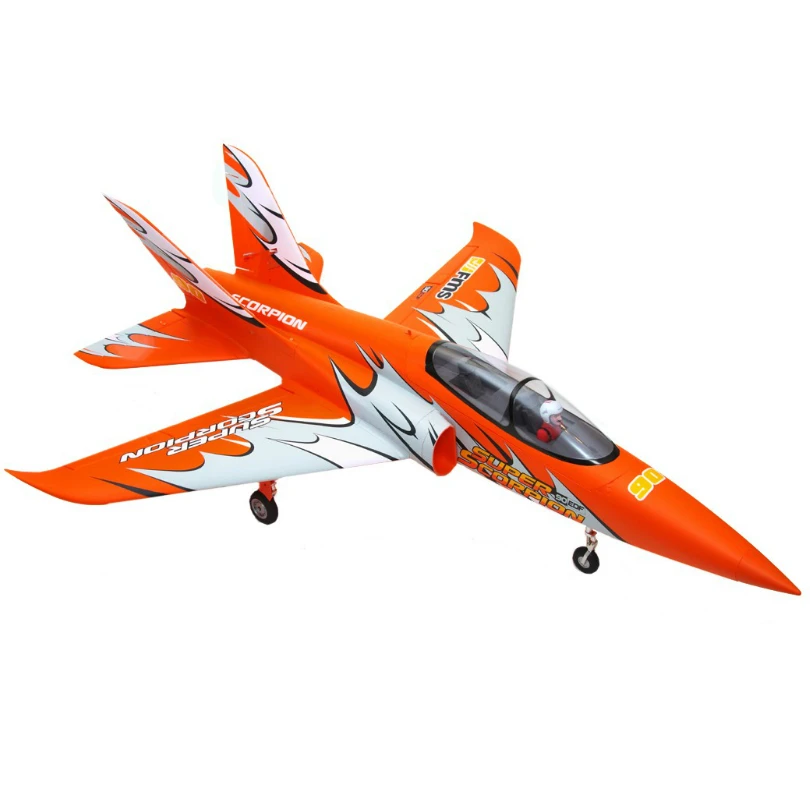 FMS 90 мм Super Scorpion Ducted Fan EDF Jet 6S 7CH с клапанами убирает EPO высокоскоростной PNP RC модель