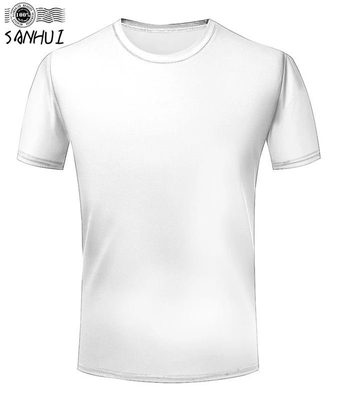 SANHUI Летние Мужские 3 Г Белый/Зеленый Цвет футболки мужские 2017 Мода D Футболки О