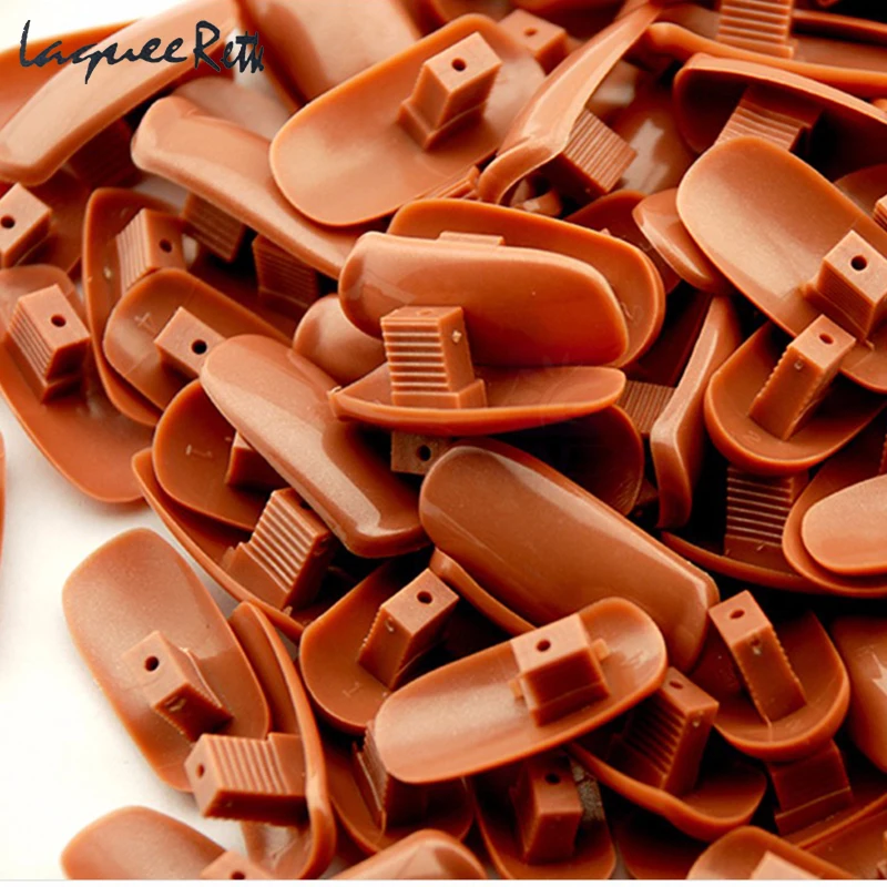 

100Pcs False Nail PP Material Nail Trainer Tool Adjustable Model Hand Practice DIY Nail Training Manicure Tool Nail Art Tips
