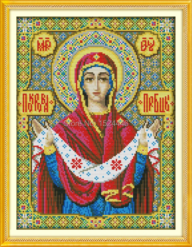 Религиозная фигурка Иисуса портрет 11CT узоры напечатаны на холсте 14CT рукоделие