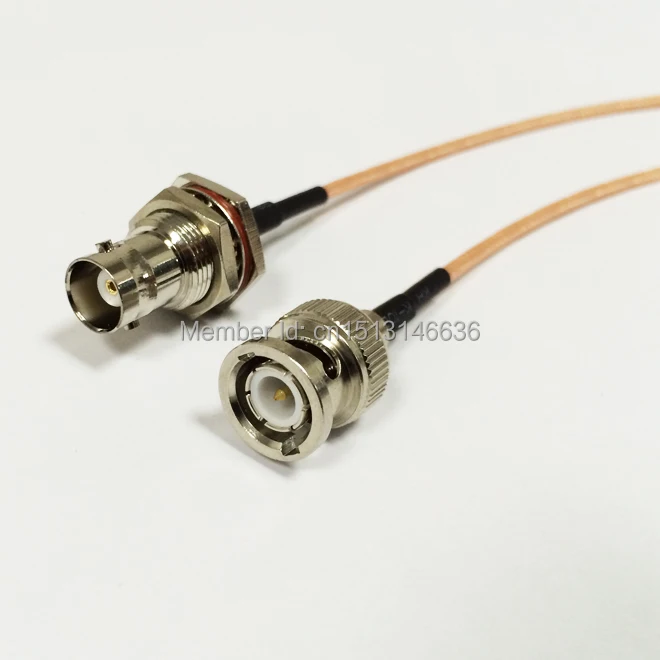 

New Moodem Coaxial Cable BNC Male Plug Switch BNC Female Jack Connector RG316 Cable Pigtail 15CM 6" Adapter