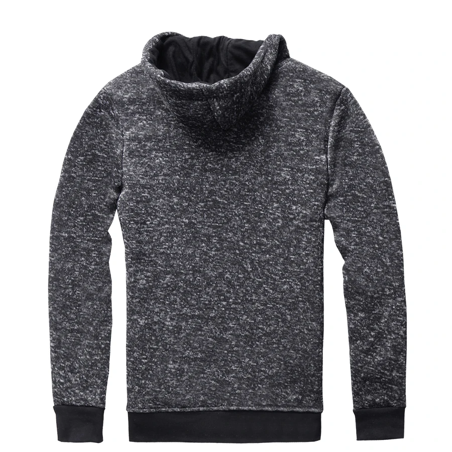 Осень 2017 г. Для мужчин Толстовки спортивная мода двойной молнии капюшоном кофты и