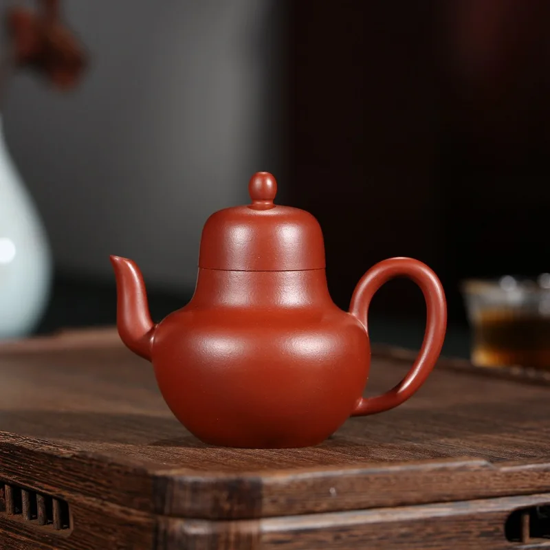 Фиолетовая глина yixing pot знаменитые мастера вся ручная НЕОБРАБОТАННАЯ руда Dahongpao эскиз горшок для сидения акция - Цвет: Прозрачный