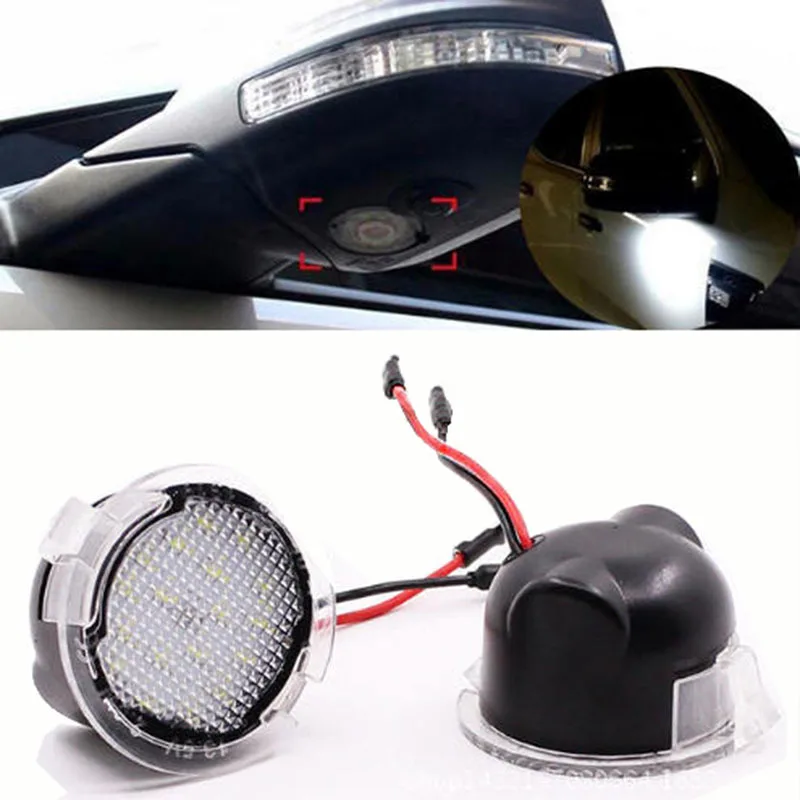 2 шт. авто под зеркало заднего вида LED лужа лампочка лампа для Ford Mondeo Edge Explorer aurus F-150