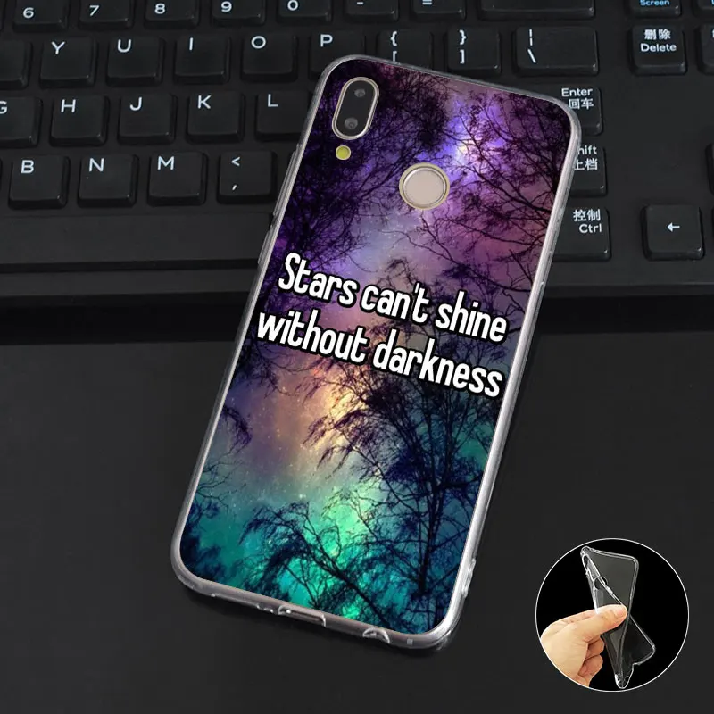 DREAMFOX K214 звезды не блеск Мягкие TPU силиконовый чехол для huawei Honor 6A 6C 7X9 10 P20 lite Pro P Smart |