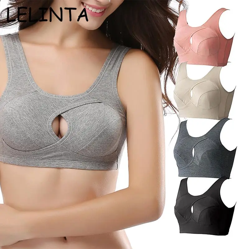 LELINTA новинка женский бюстгальтер для фитнеса топ спортивный бесшовный пуш ап