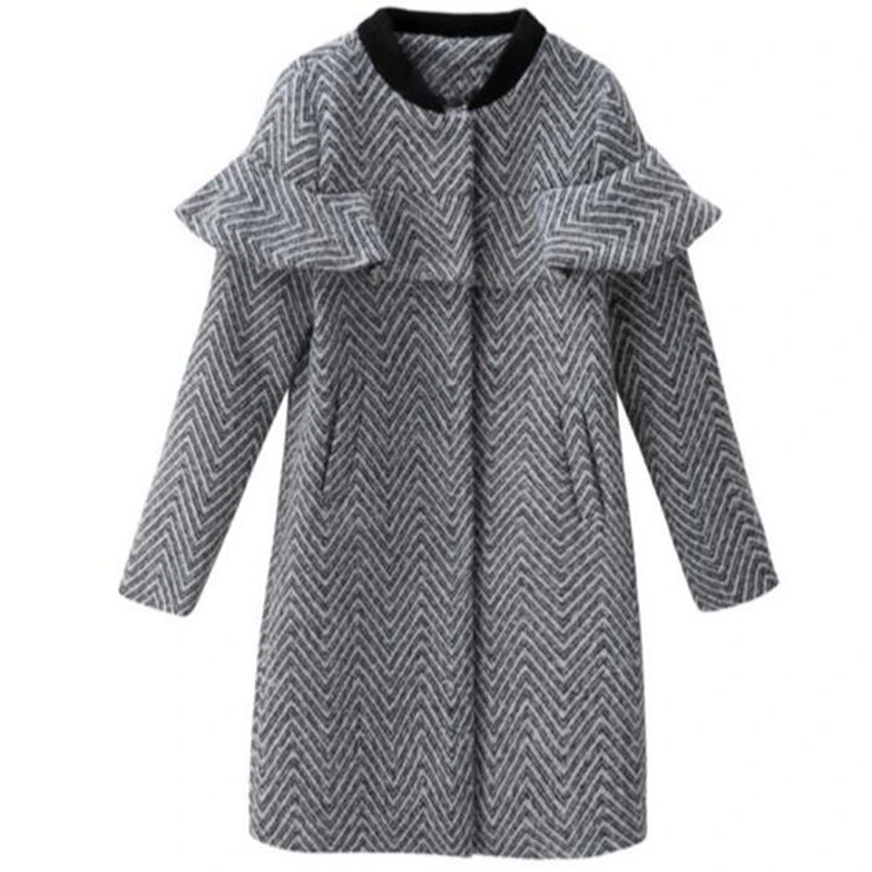 2017 осенняя и зимняя новая Корейская версия выращивания листьев лотоса полосатая