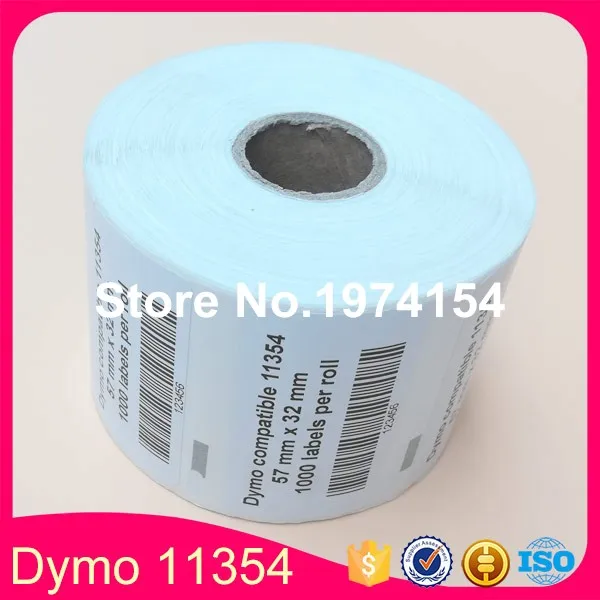 10 совместимые рулоны Dymo Этикетки 11354 детикетки 57x32 мм для LW450Turbo (также