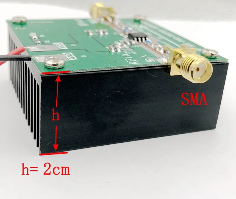 RF3809 0 8 M -1000MHZ 1Ghz 2W hing linearity RF усилитель мощности высокой для BTS трансиверов Ham Radio |