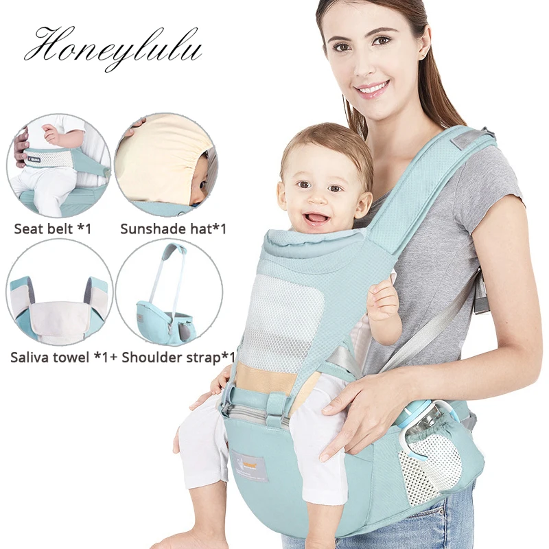 Honeylulu портативный ремень безопасности Baby Carrier 3D сотовая сетка модное с лямками