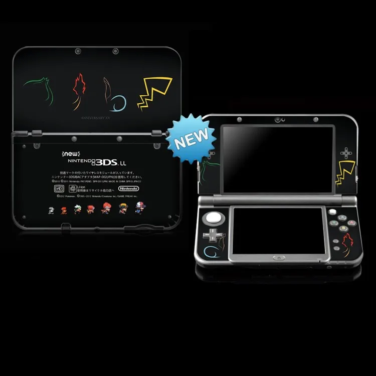 Pocket Monsters защитная виниловая наклейка на кожу для новых 3DS LL / NEW XL цветная s Console