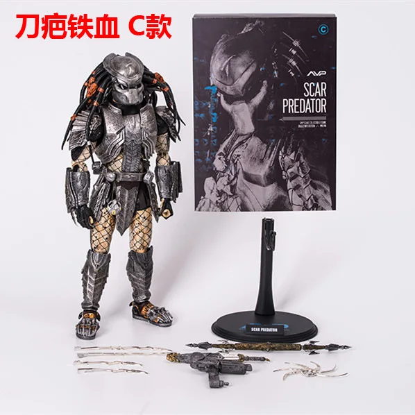Новинка NECA AVP Alien vs. Predator 33 см 1/6 масштаб шрам Хищник MMS190 ПВХ фигурка Коллекционная