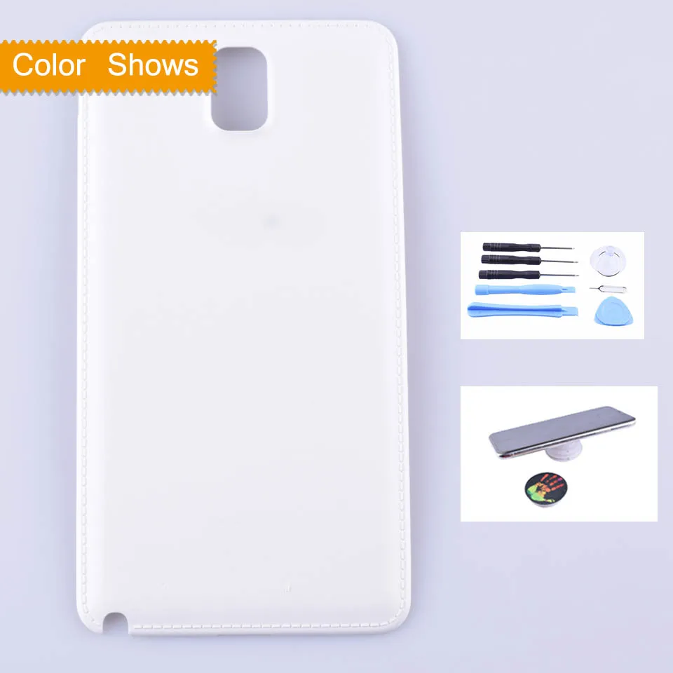 white with gift Для samsung Galaxy Note 3 Note3 N900 N9000 N9005 корпус батарейного отсека задняя крышка чехол Задняя Дверь Корпус Замена - Цвет: white with gift