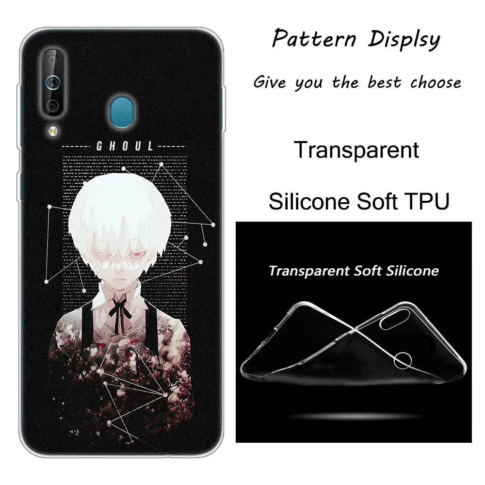Лидер продаж японское аниме «Tokyo Ghoul силиконовый чехол для samsung Galaxy A80 A70 A60 A50 A40 A40S A30 A20E A2CORE M40 Примечание 10 плюс 9 8 5