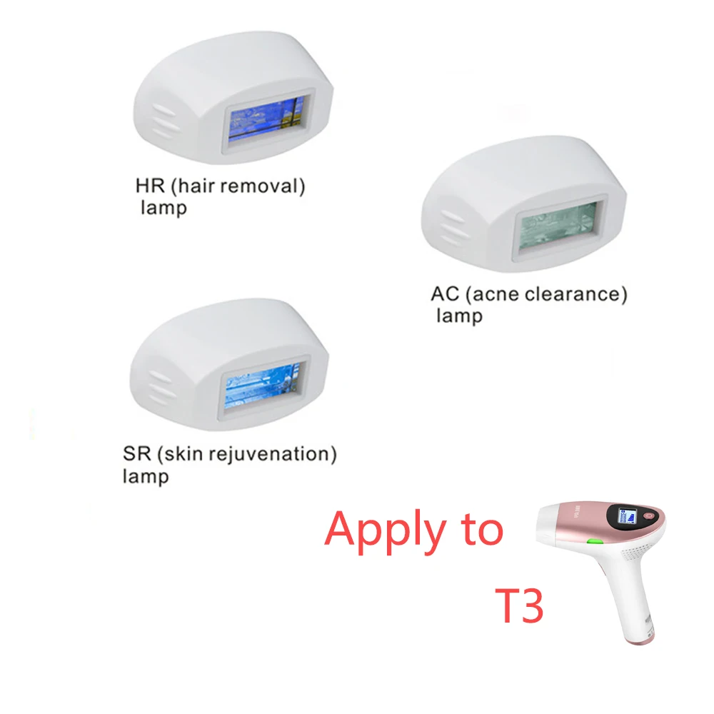MLAY T3 Quartz Lamps Depilator Accessories with 500000 Shots hair removal acne clearance skin rejuvennation Lamp