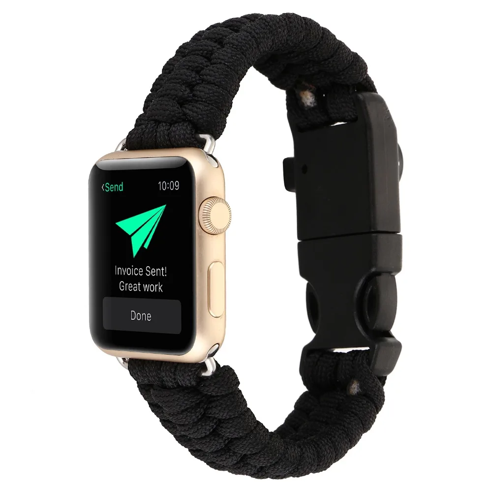 Тканый Шнур для Apple Watch ремешок iwatch 42 мм 38 | Наручные часы