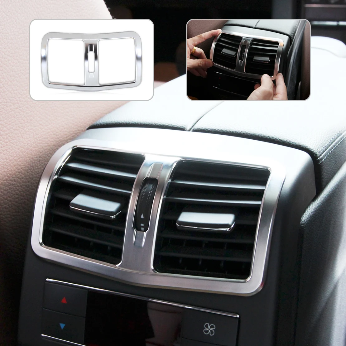 

Интерьерный подлокотник beler, задняя крышка, отделка, воздуховыпускное отверстие, декоративный для Mercedes Benz W212 E Class 2013-2015