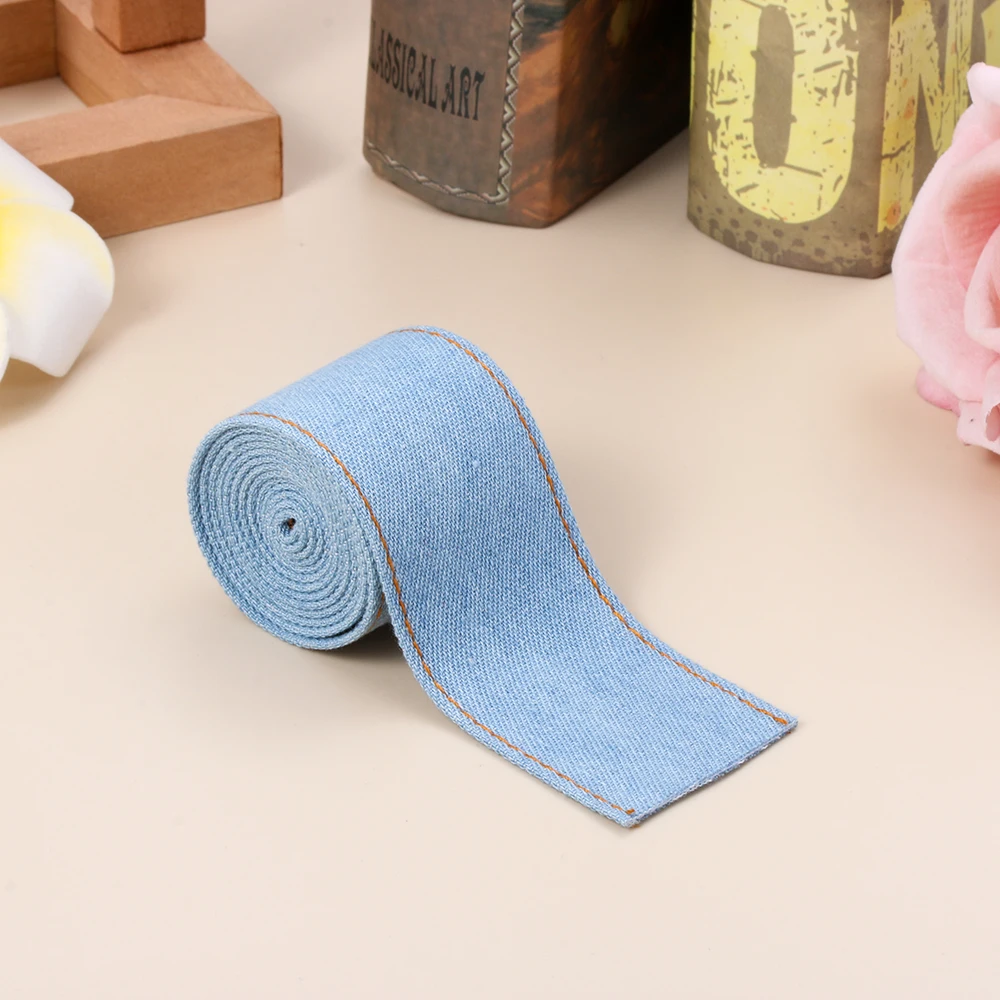 1 м двухсторонний джемпер ручной работы джинсы с лентой тканевый бант кепка