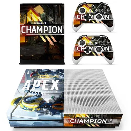 YS-xboxoneS-2031 APEX Legends наклейка на кожу для Xbox One S консоль и контроллеры для Xbox One тонкая кожа стикер s винил - Цвет: YS-xboxoneS-2031