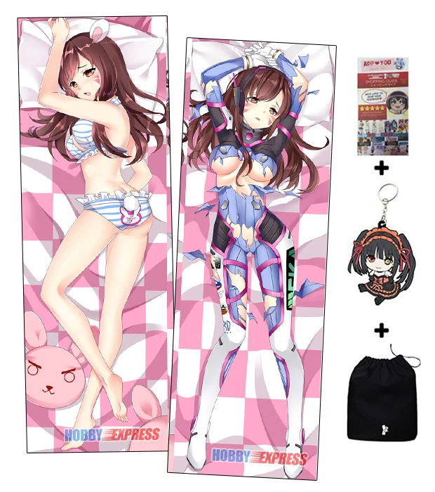 

Hobby Express OW D Va Dakimakura Japanese Hugging Body Pillow Cover ADP68025