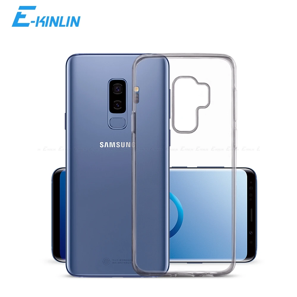 Прозрачный Мягкий силиконовый чехол для Samsung Galaxy S21 S20 FE Ultra S10e S10 S9 S8 S7 Edge Plus Note 20 10