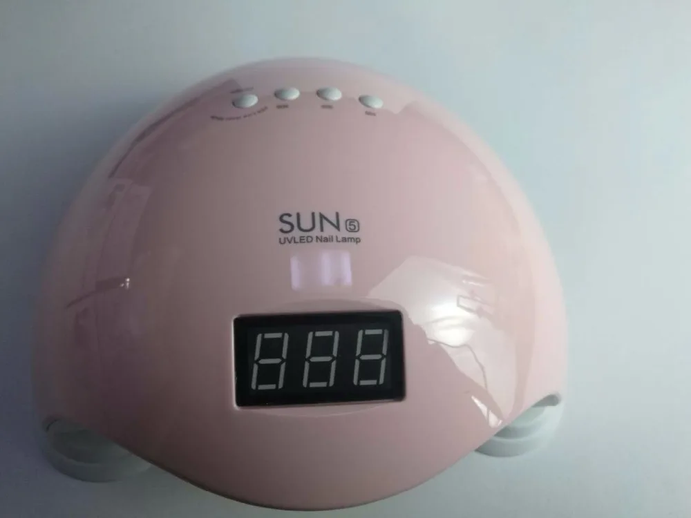 Профессиональная УФ светодиодная лампа для сушки ногтей SUN5 48 Вт белый свет