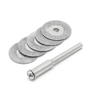 Алмазные режущие диски и хвостовик сверла для роторного инструмента, 5 шт., 16304050 мм