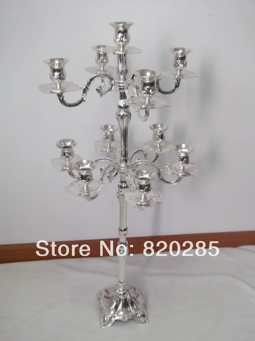 Самый высокий канделябр в центр стола 105 см высота 11 ламп подсвечник вечерние или