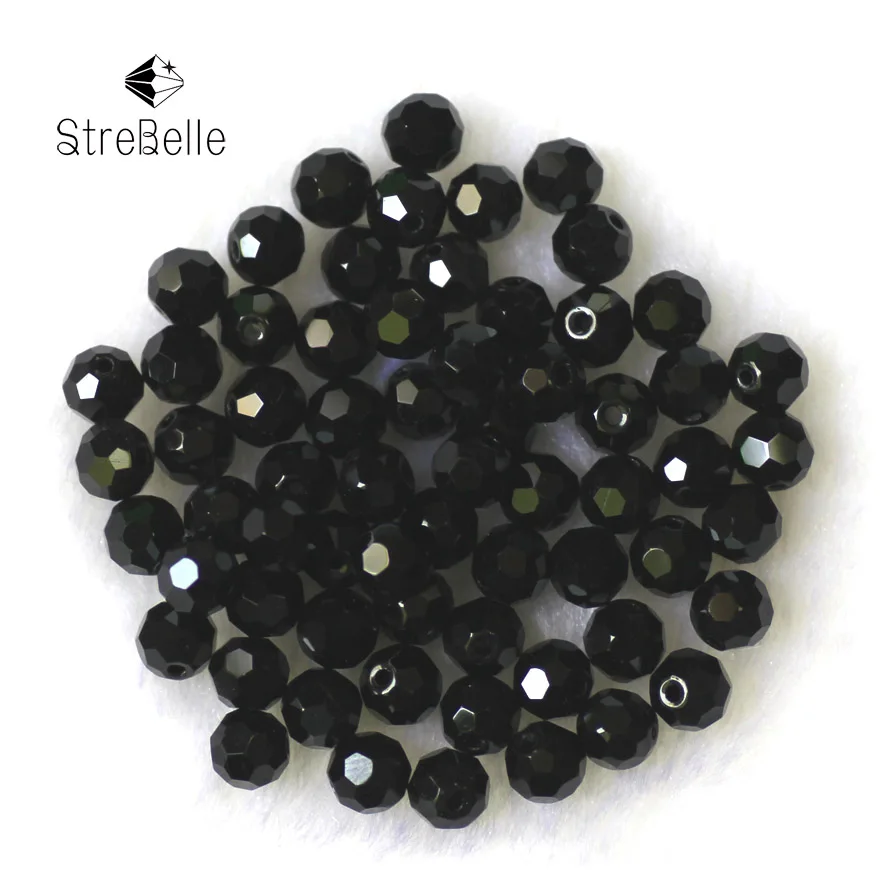 

StreBelle Football Shape Bead 6mm 200PCS/LOT 2020 New Crystal Glass Beads Fit Women DIY Jewelry Making