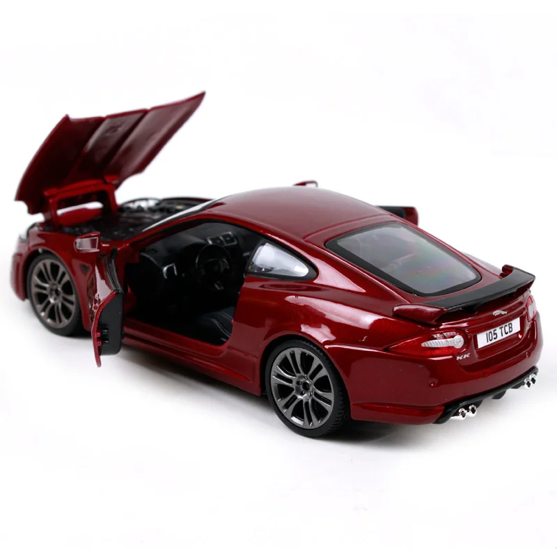Модель литая автомобиля Bburago 1:24 JAGUAR XKR S ROADSTER винно красного цвета новая игрушка в