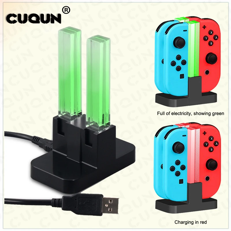 

Charging Stand For Nintend Switch Joy Con Controller LED 4 In 1 Charging Dock Station Charger Cradle For Nintend Switch NS
