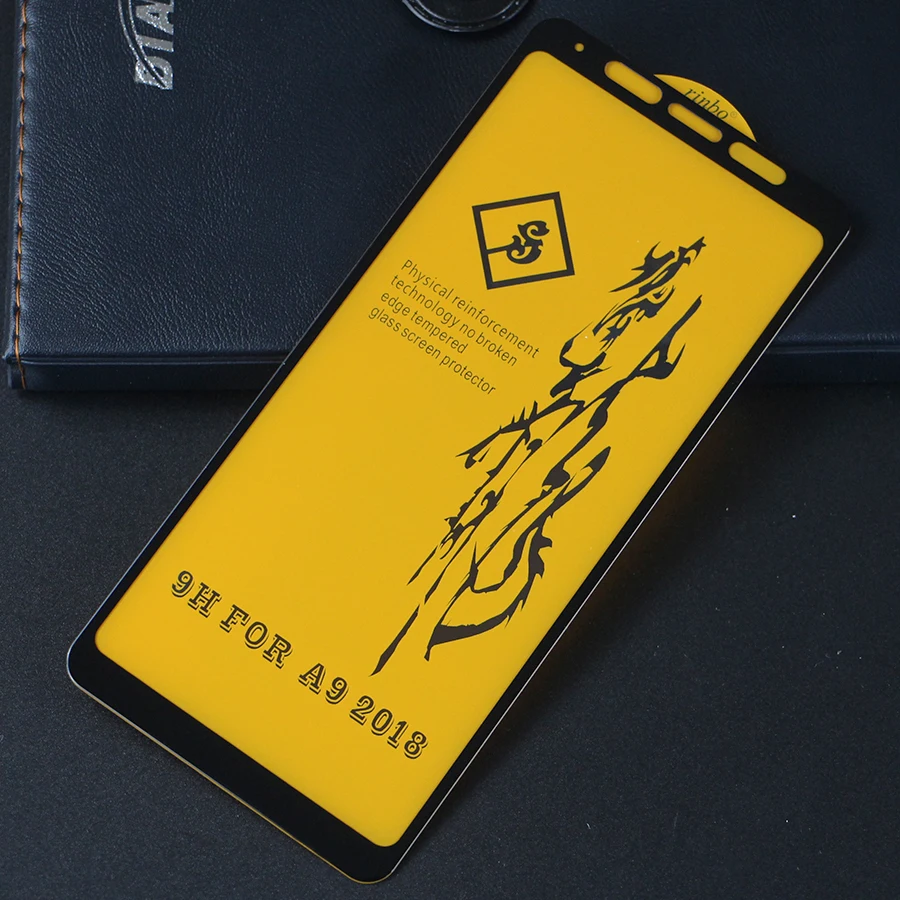 Jappinen НОВЫЙ 6D Полный Клей закаленное стекло для samsung Galaxy A9 2018 плюс полное покрытие