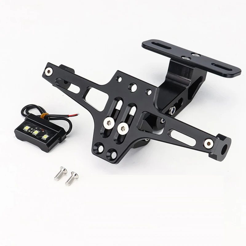 CNC черный 12V указатель поворота задние держатели для тарелок аксессуары