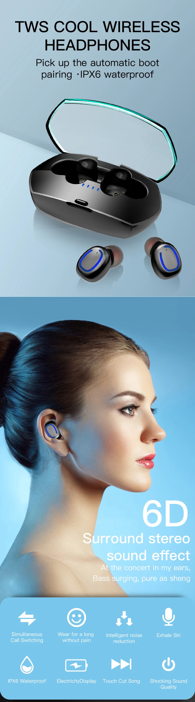 Xi11 TWS Bluetooth наушники-вкладыши HIFI стерео Bluetooth 5,0 микрофон CVC8.0 шумоподавление наушники для всех смартфонов