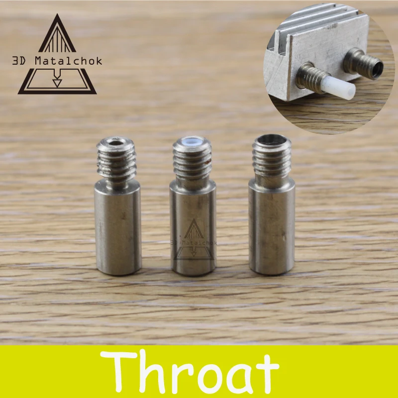 Запчасти для 3D принтера 2 шт. экструдер Chimera Тепловой разрыв V6 двойной hotend J head throat 1