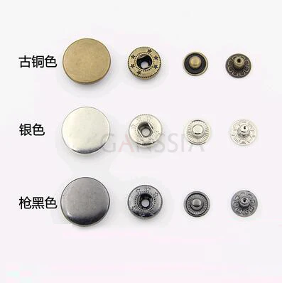 10 компл./лот Высококачественная защелкивающаяся застежка (4 шт./компл.)