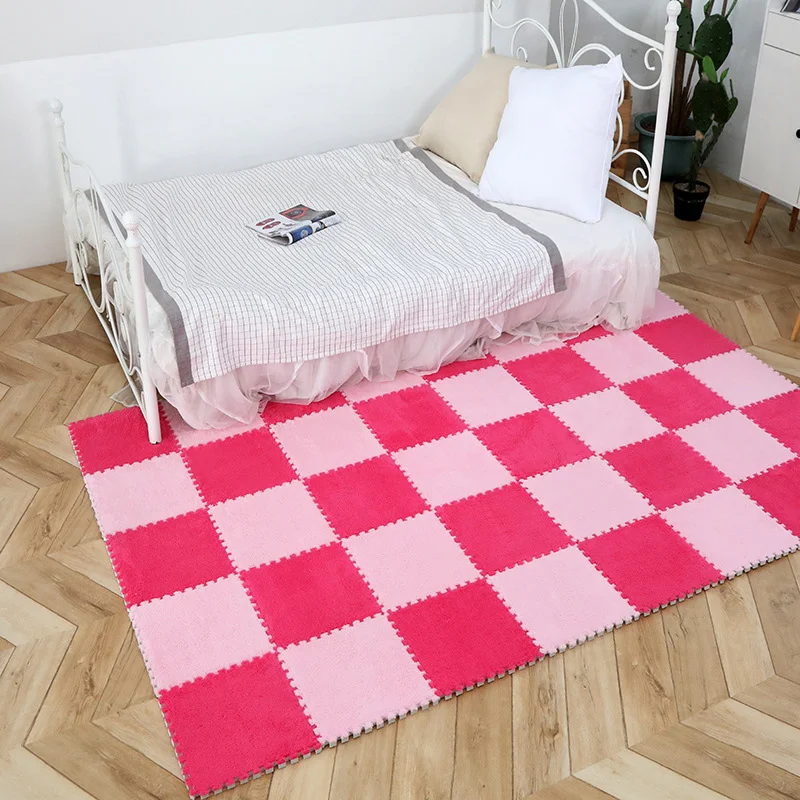 8Pcs 30x30cm DIY magic Jigsaw woonkamer slaapkamer kinderen kids soft patchwork tapijt Splice antislip puzzel klimmen carpet
