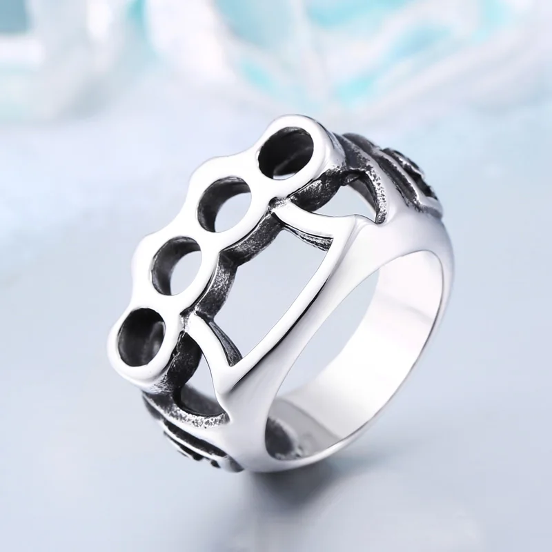 Mcllroy стальное кольцо для мужчин тяжелый металлический браслет нержавеющая сталь