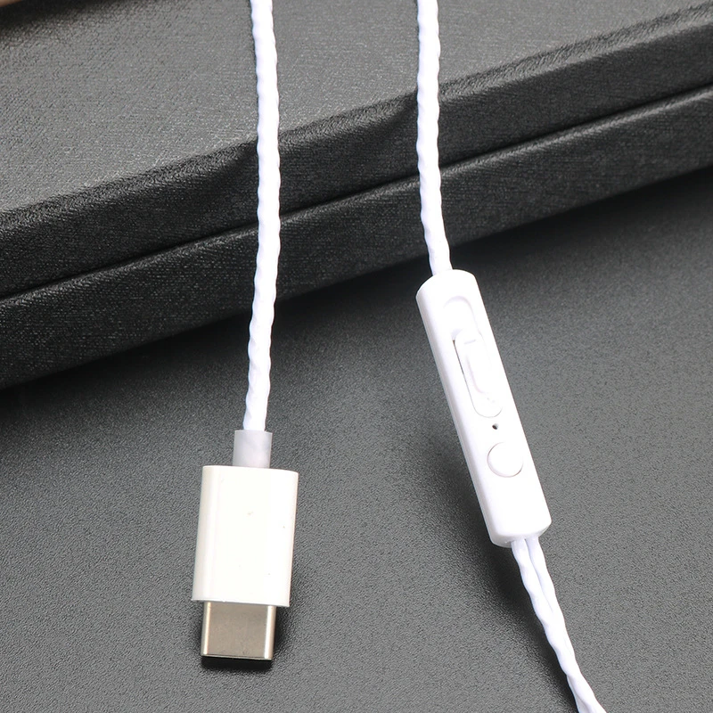 Universal USB Type-C Earphones Wired Earphone Control With Microphone Type C Headset For Smart Phones | Электроника