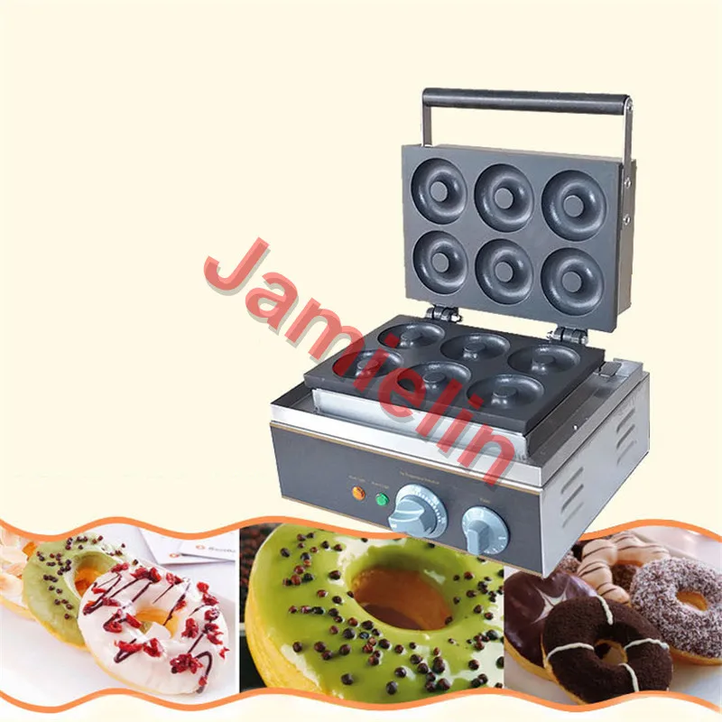 Jamielin Electric Automatic Mini Donut Making Machine Commercial Doughnut Maker Fryer Non-stick Coating | Бытовая техника
