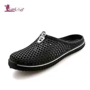 Lurehookerмужские сандалии с дырками; летние шлепанцы с перфорацией; модные уличные дышащие Вьетнамки; пляжные мужские сандалии; мужские шлепанцы