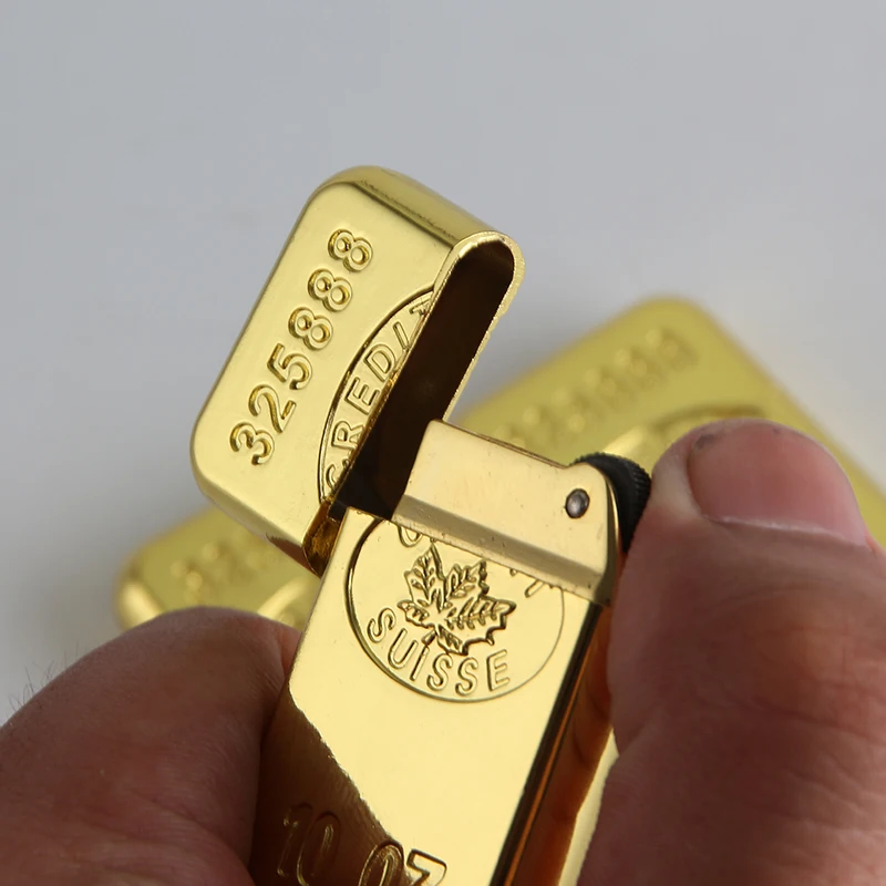 Аксессуары для сигарет, модные новые газовые зажигалки с бутаном, шлифовальный круг, металлическая зажигалка